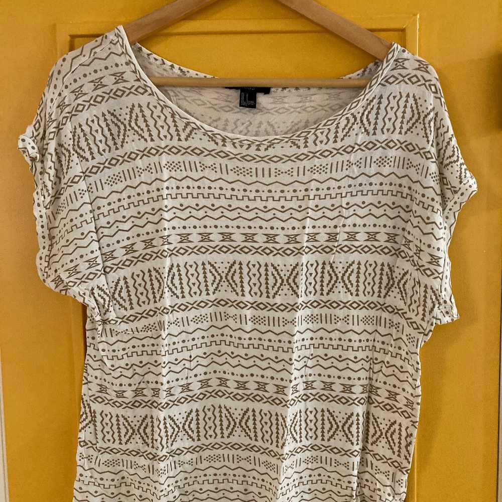 White top with gold designs - small